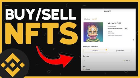 How To Buy Sell Nfts On Binance Step By Step Youtube