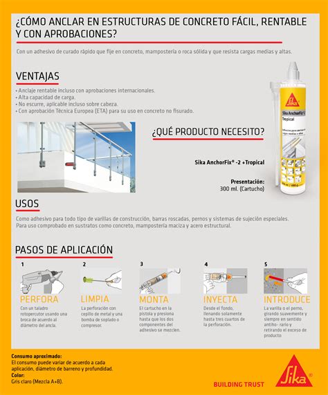 SIKA ANCHORFIX 2 TROPICAL The Home Depot México