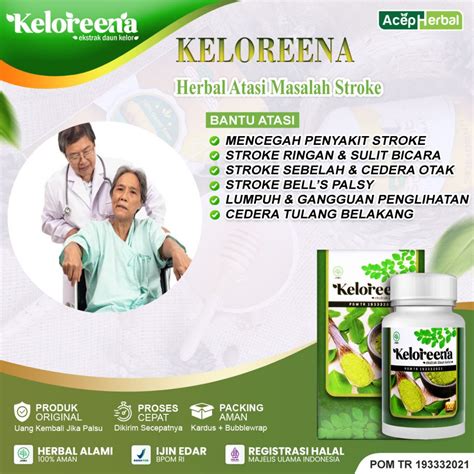 Jual Obat Stroke Stroke Ringan Sebelah Bell S Palsy Cedera Otak Sulit