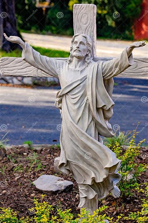 Crucifix Of Jesus Christ At Saint Matthews Catholic Church In Mobile