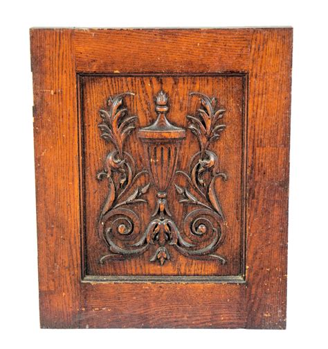 Seldom Seen All Original Late Th Century Antique American Carved Oak