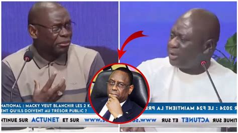 Débat trés houleux entre Aliou Sow S Saliou Gueye Macky nétait pas