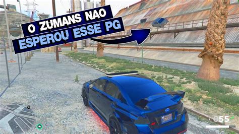 O ZUMANS NAO ENTENDEU ESSE PG QUE O CARA FEZ NA FUGA KK GTA RP GTA