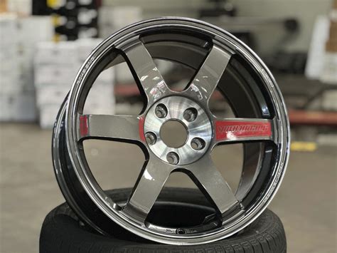 New 18x9J NK TE37 Flow Formed 4 Wheel 5x114 3 HONDA CIVIC TOYOTA