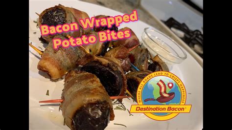 How To Make Bacon Wrapped Potato Bites Youtube