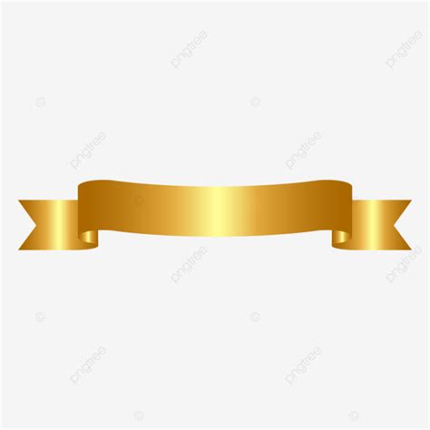 Lujoso Banner Dorado Vector Transparente Png Bandera Gold Banner