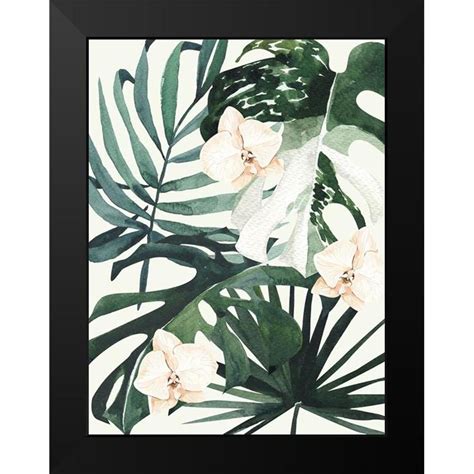 Urban Road 15x18 Black Modern Framed Museum Art Print Titled Tropical