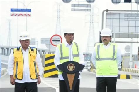 Presiden Jokowi Resmikan Tol Semarang Demak Seksi Ii Multifungsi