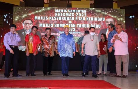 Hajiji Hadiri Majlis Krismas Kesyukuran Tahun Baharu Parlimen