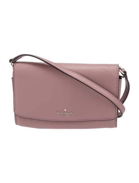 Kate Spade New York Saffiano Leather Crossbody Bag Pink Crossbody Bags Handbags Wka390751