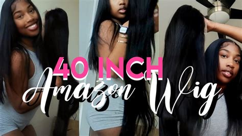 Affordable 40 Inch Frontal Amazon Wig Unboxing Youtube