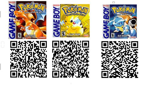 All Virtual Console Pokémon Games Eu R3dsqrcodes