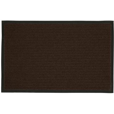 mohawk home utility brown rectangular outdoor utility mat common  ft