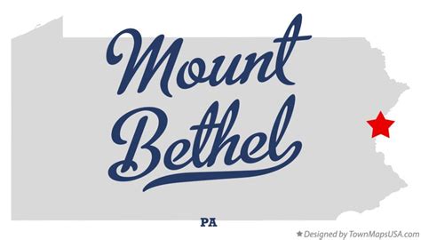 Map of Mount Bethel, PA, Pennsylvania