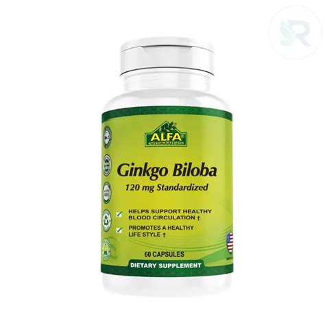 Alfa Ginkgo Biloba 60Mg 60 Capsules Rafacare