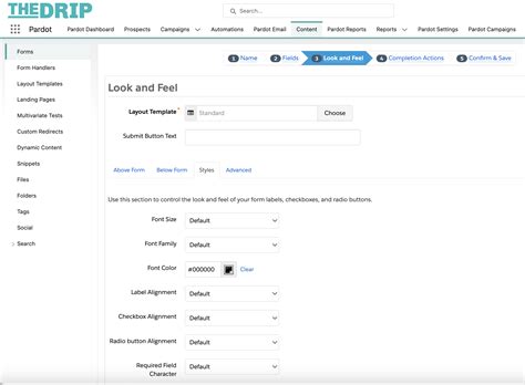 How To Customize Pardot Forms Top Resources The Drip