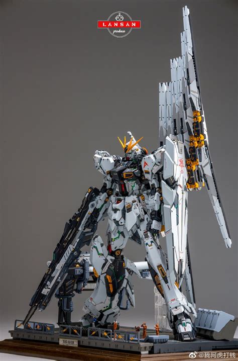 Mg 1 100 Nu Gundam Ver Ka Rebuild Cover Customized Build Artofit