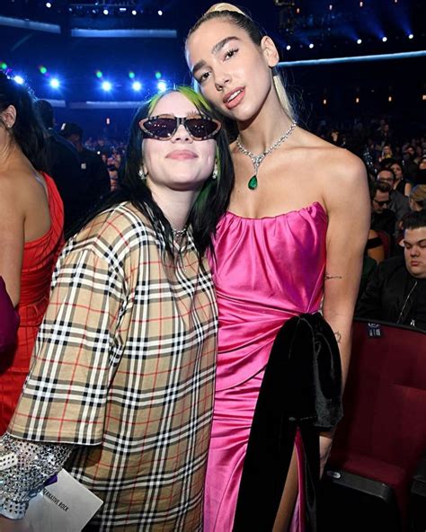 Billie & Dua lipa | Billie eilish, Celebs, Billie