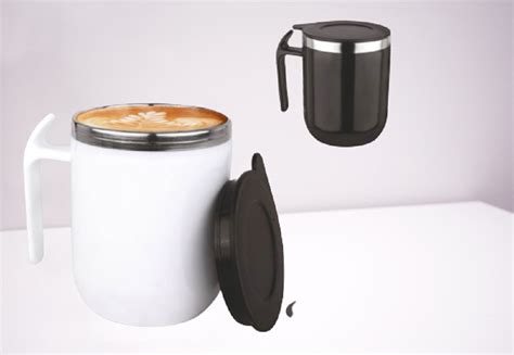 Black Ceramic Coffee Mug With Handle And Lid Packaging Type Box 350