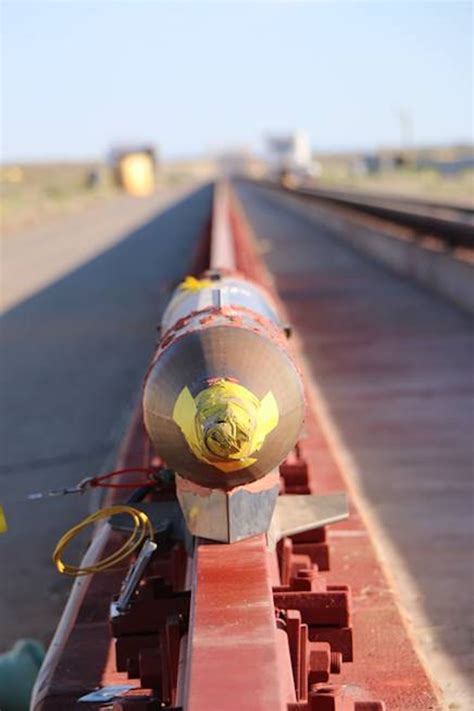 US Air Force engineers prepare rocket sled for hypersonic ground tests ...