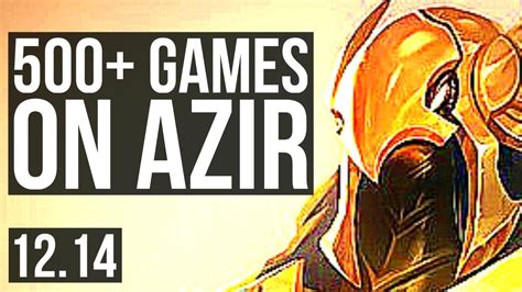 Azir Vs Irelia Mid M Mastery Games Dominating Kr