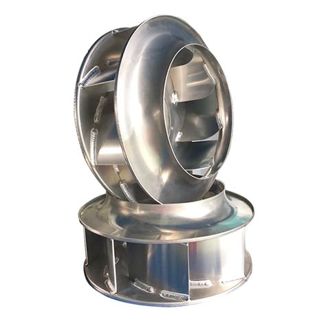 Backward Curved Aluminum Centrifugal Fan Impeller High Aluminum Welding