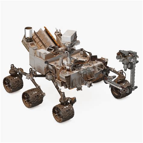 Curiosity Mars Rover Dusty D Model Blend Ds Obj Ma Fbx