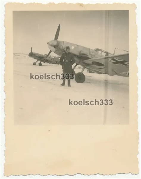 FOTO MESSERSCHMITT ME 109 Flugzeuge An Der Ostfront Jagdgeschwader