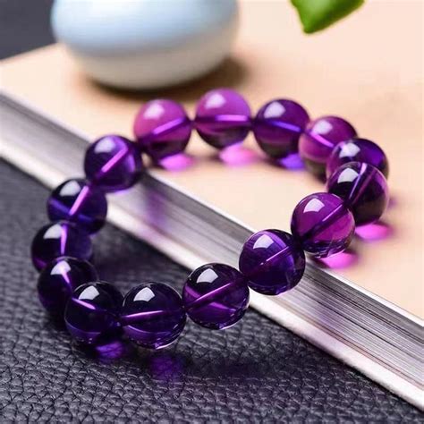 Cheap 100 Amethysts Natural Crystal Bracelet Purple Dream Amethyst