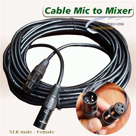 Jual Kabel Mic To Mixer Xlr Male To Female Tuffstudio Cable Mik Jadi