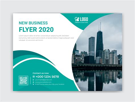 Horizontal Flyer Template Graphic By Graphichut · Creative Fabrica