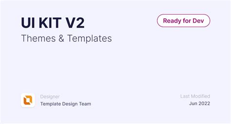 UI KIT V2 | Themes & Templates | Figma