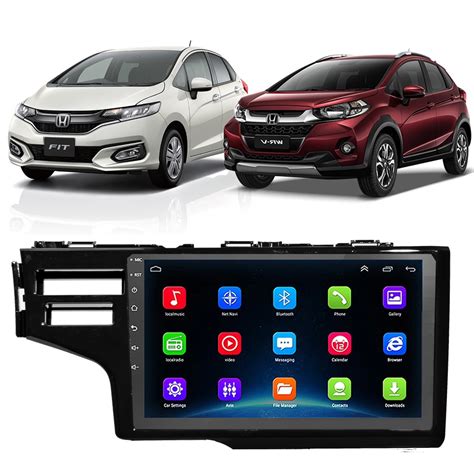 Kit Central Multimídia Android Honda Wrv Fit 2015 2016 2017 2018 2019