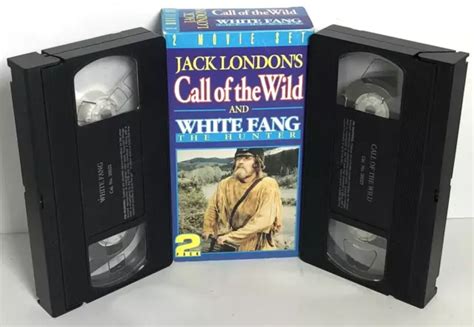 JACK LONDON CALL Of The Wild And White Fang The Hunter VHS TESTED With