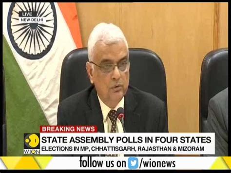 Election Commission Announces Poll Dates For Five States Counting On