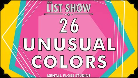 26 Colors Youve Never Heard Of Youtube