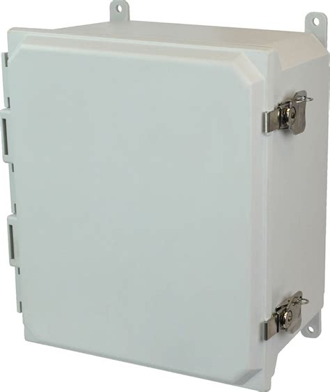 Allied Moulded Amu T X X Nema X Fiberglass Enclosure With Twist