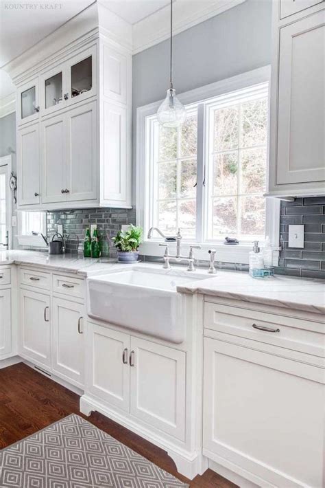 46 Elegant White Kitchen Cabinets Decor Ideas Kitchen Cabinet Design