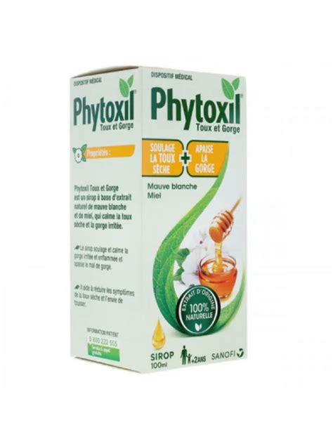 Sanofi Phytoxil Toux Sirop Sans Sucre 120 Ml