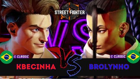 Sf6 👊 Kbecinha Luke Vs Brolynho Jamie 👊 Replay Match Street