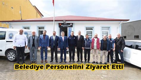 Mhp Milletvekili Aday Emin Nar Belediye Personelini Ziyaret Etti