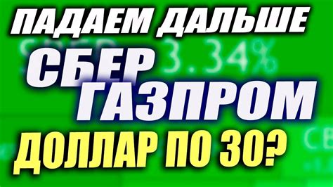 Прогноз курса доллара Обвал на рынке Газпром СБЕР Русагро Торгую