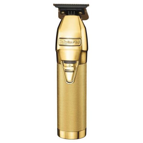 Babyliss Pro Gold Fx Skeleton Lithium Hair Cutting Trimmer Gold Trim
