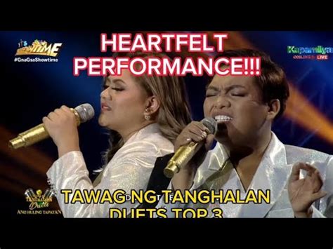 JOHN MARK SAGA KIM ALL OUT OF LOVE Tawag Ng Tanghalan DUETS Top 3