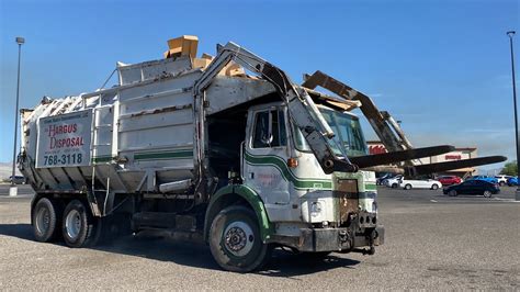 Whitegmc Amrep Octo Front Loader Garbage Truck Youtube