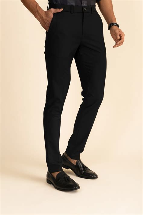 Black Formal Trousers Kaapus