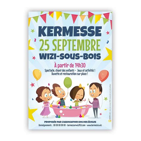 Kermes Flyer Template