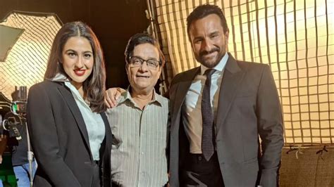 brijendra kala shares candid moments  saif ali khan sara  ad