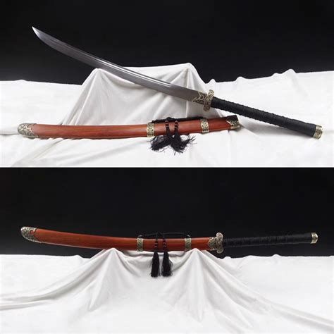 Chinese Sword Dadao Broadsword War Saber Damascus Single Edged Blade