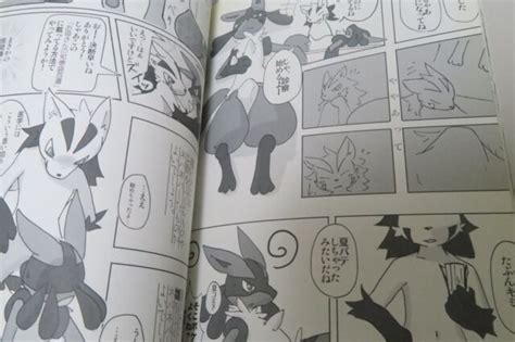 Pokemon Doujinshi Lucario Uke A5 78pages Odoshiro Canvas Ningen